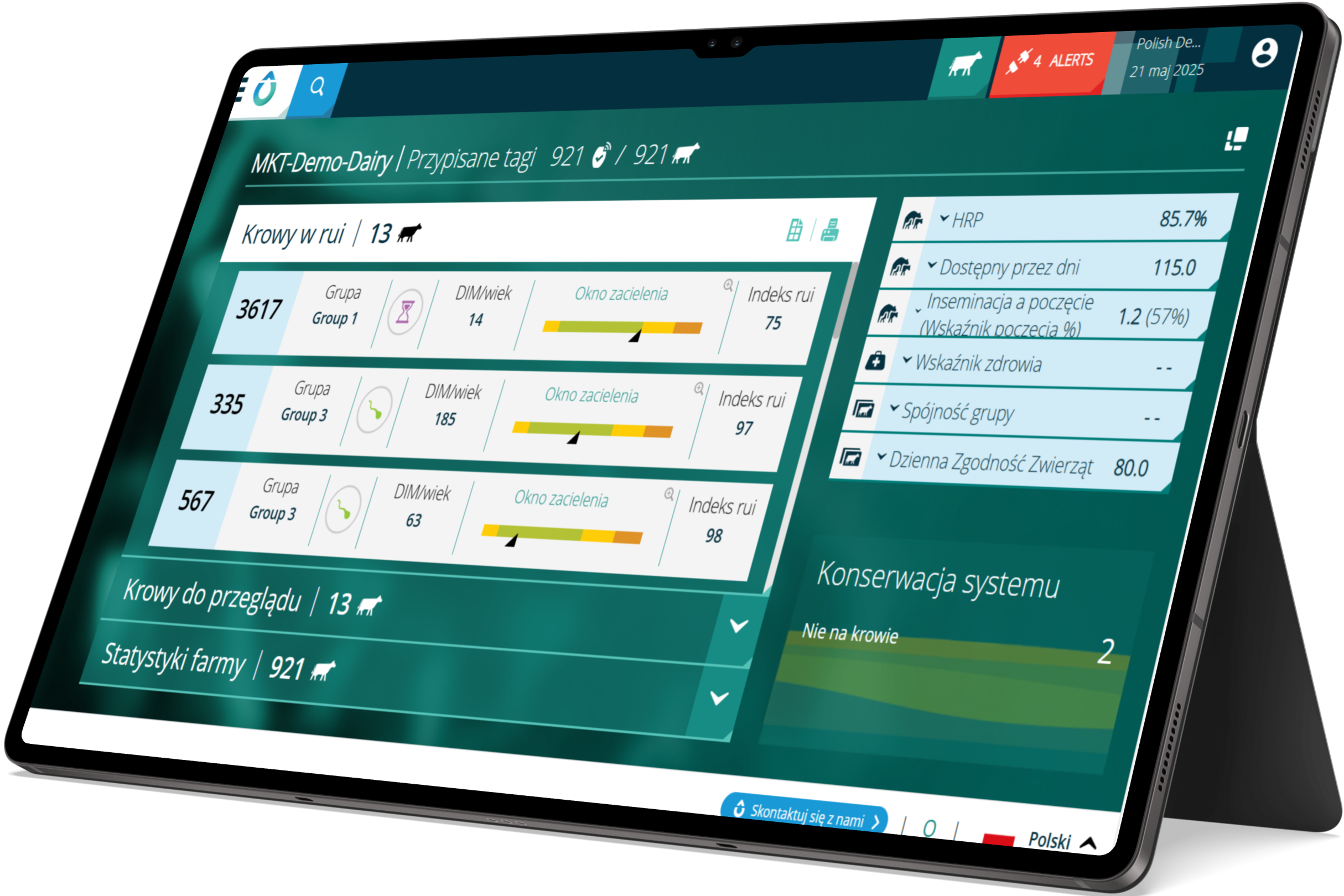 Tablet with sensehub app